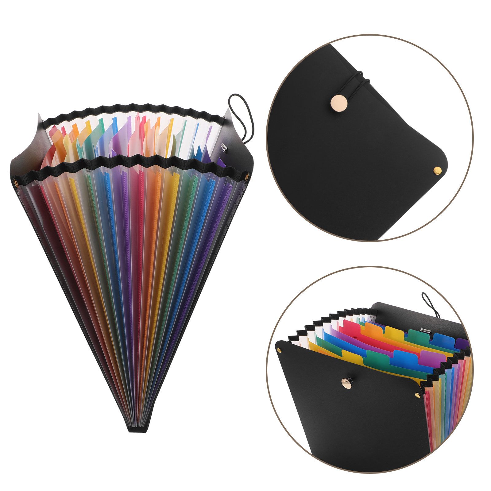 Expandable Accordion File Folder 13 Pockets - Organizer na dokumenty w formie akordeonu,