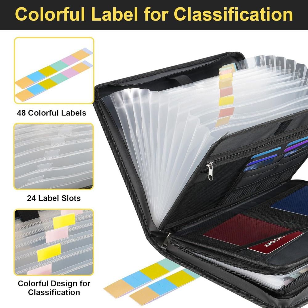 Organizer akordeonowy z 13 kie – Expandable Accordion File Folder 13 Pockets recenzja i cena