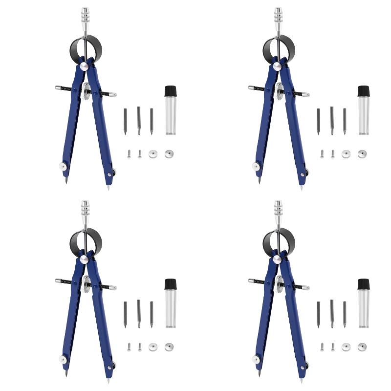 Zestaw 4 szt. X (Profesjonalny – Math Geometry Set With Compass recenzja i cena