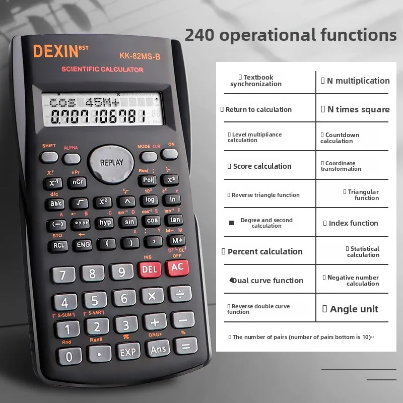 Kalkulator Naukowy dla Uczniów – Scientific Calculator For Secondary School recenzja i cena
