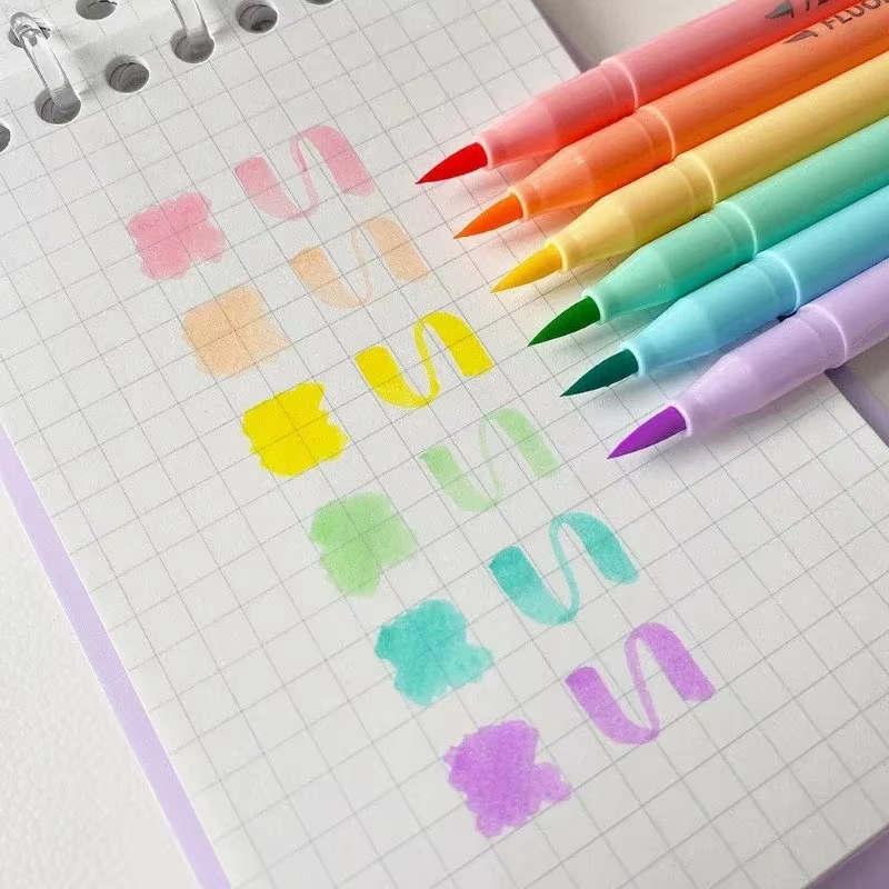 Zestaw 6 kolorów miękkich pisa – Pastel Highlighter Set Double Ended recenzja i cena