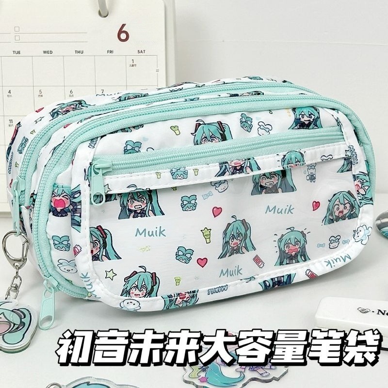 Piórnik Hatsune Miku, uroczy,  – Aesthetic Large Pencil Case Pouch recenzja i cena