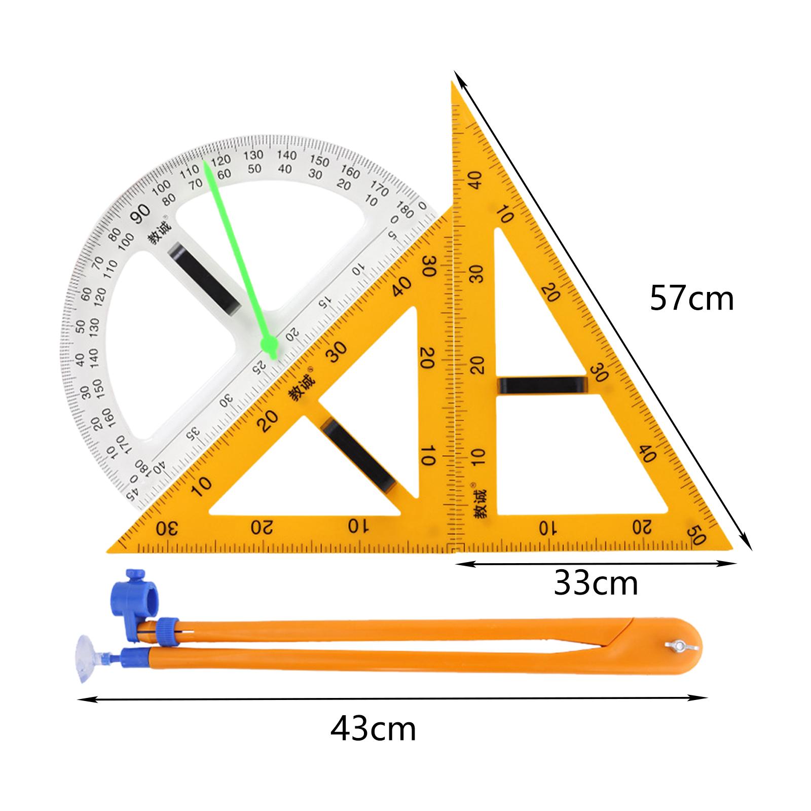 Zestaw linijek i cyfrowego kąt – Math Geometry Set With Compass recenzja i cena