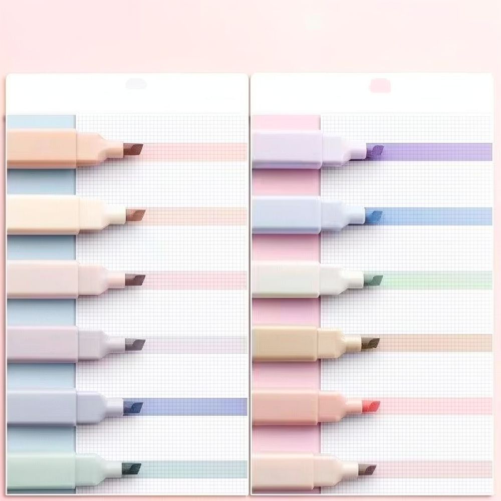 Zestaw estetycznych, pastelowy – Pastel Highlighter Set Double Ended recenzja i cena